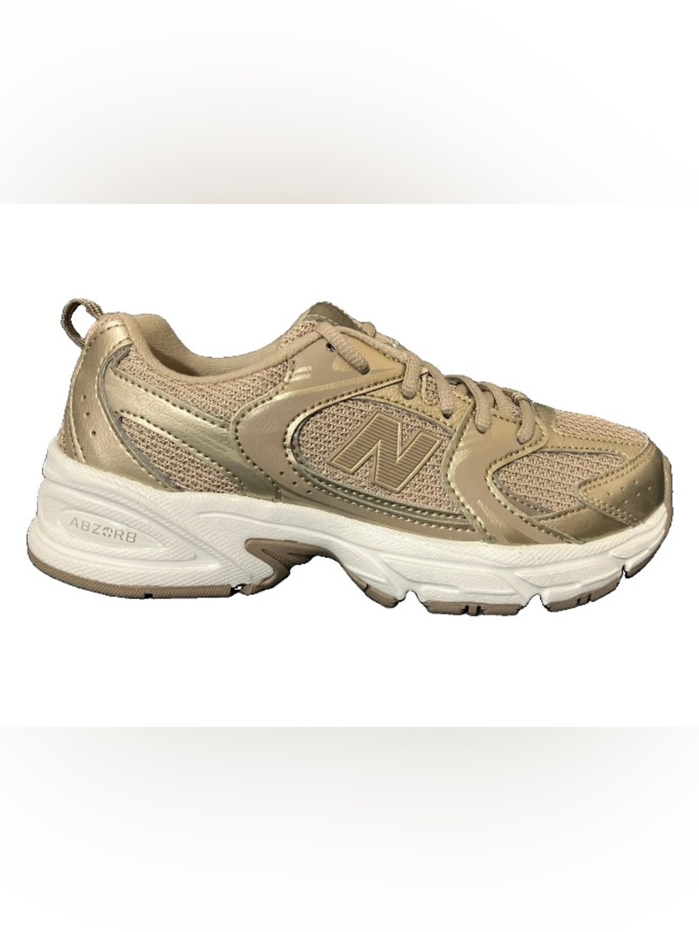 New Balance 530 Lace Youth Size 4 fits Women’s 5.5 Gold Bronze Running Shoes